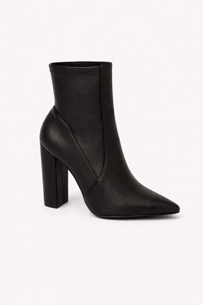 Midnight Muse Block Heel Booties