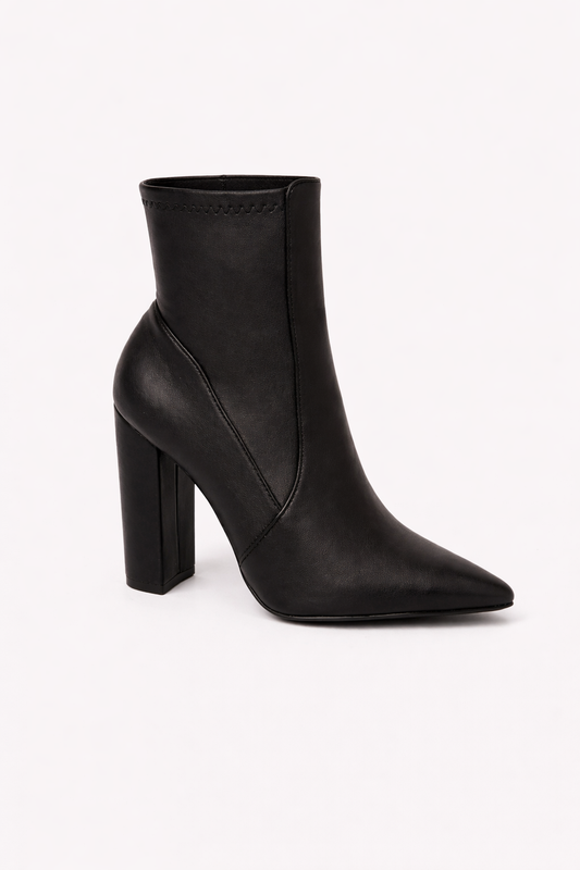 Midnight Muse Block Heel Booties